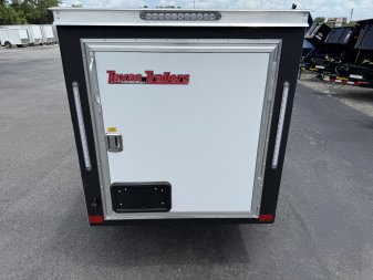 New TX4X6SA TEXAS TRAILERS 4' X 6' CARGO / ENCLOSED TRAILER W/ REAR SINGLE SWING DOOR