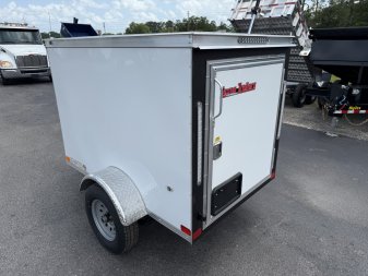 New TX4X6SA TEXAS TRAILERS 4' X 6' CARGO / ENCLOSED TRAILER W/ REAR SINGLE SWING DOOR