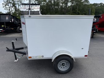 New TX4X6SA TEXAS TRAILERS 4' X 6' CARGO / ENCLOSED TRAILER W/ REAR SINGLE SWING DOOR
