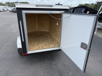 New TX4X6SA TEXAS TRAILERS 4' X 6' CARGO / ENCLOSED TRAILER W/ REAR SINGLE SWING DOOR