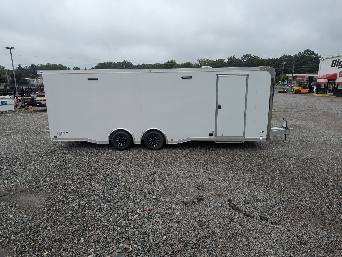New 2025 ATC Rom 8.5x24 10K Aluminum Car Trailer