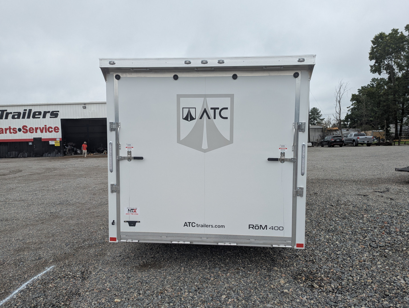 New 2025 ATC Rom 8.5x24 10K Aluminum Car Trailer