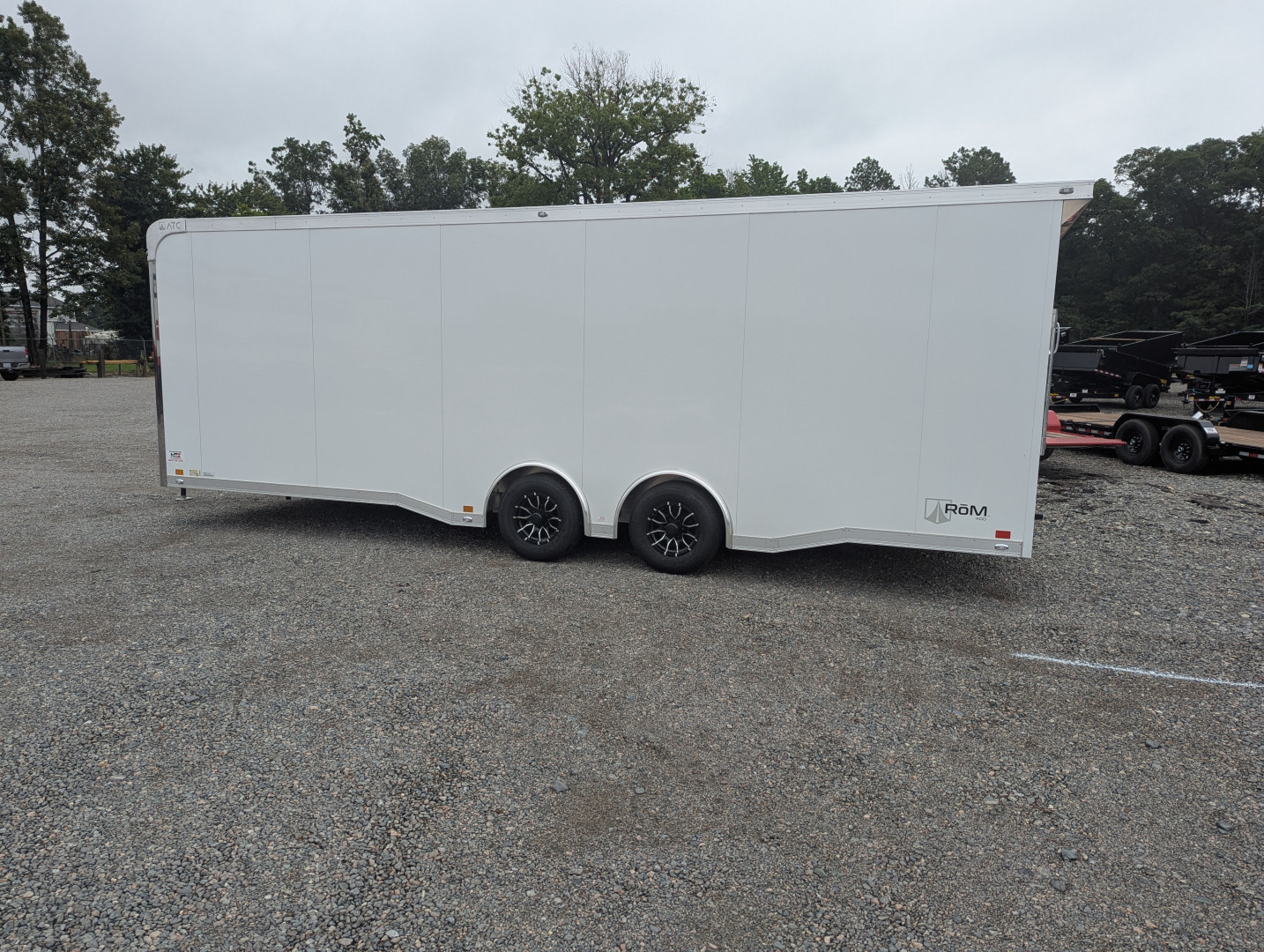 New 2025 ATC Rom 8.5x24 10K Aluminum Car Trailer