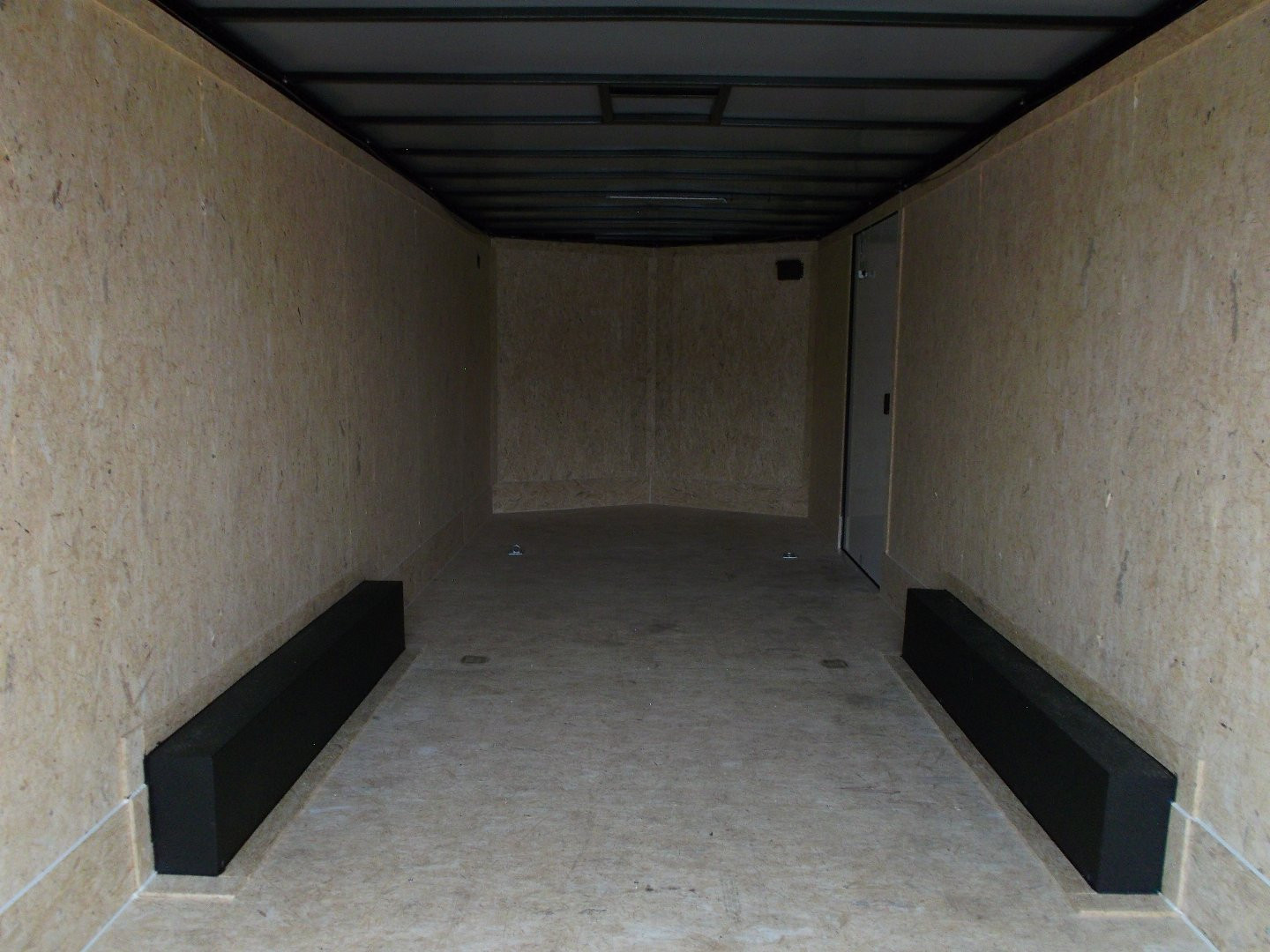 New 2025 COVERED WAGON TRAILERS 8.5x24 Cargo Trailer / Enclosed Car Hauler / 7ft Interior / 5200# Axles / Extra Wide Ramp Door / 48" RV Side Door / Bed Lined RV Step / .030 Black Semi-Screwless Exterior / Black Out Package