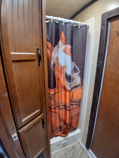 Used 2017 Bison Trailers 2H GN LQ Horse Trailer