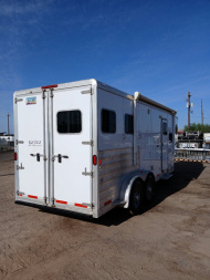 Used 2014 Exiss Trailers 7208 2H LQ Horse Trailer