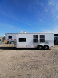 Used 2014 Exiss Trailers 7208 2H LQ Horse Trailer