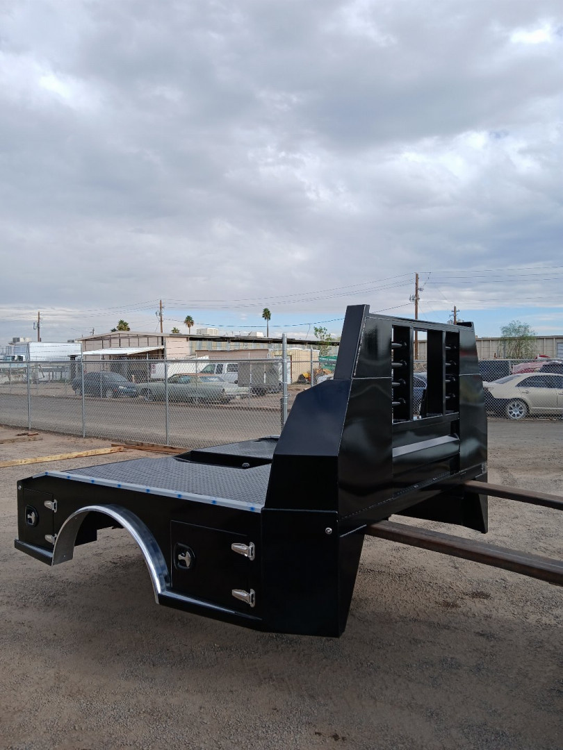 New 2026 Iron Ox TROUGH BED 4 BOX SKIRTED Truck Bed