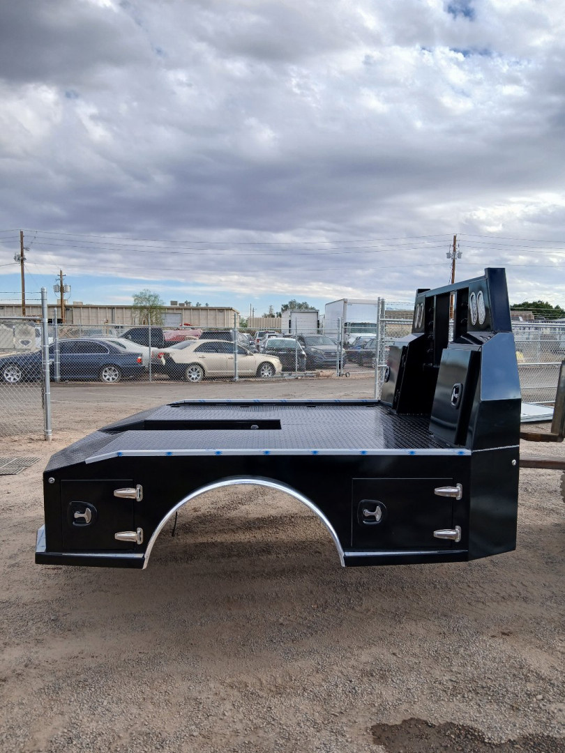 New 2026 Iron Ox TROUGH BED 4 BOX SKIRTED Truck Bed