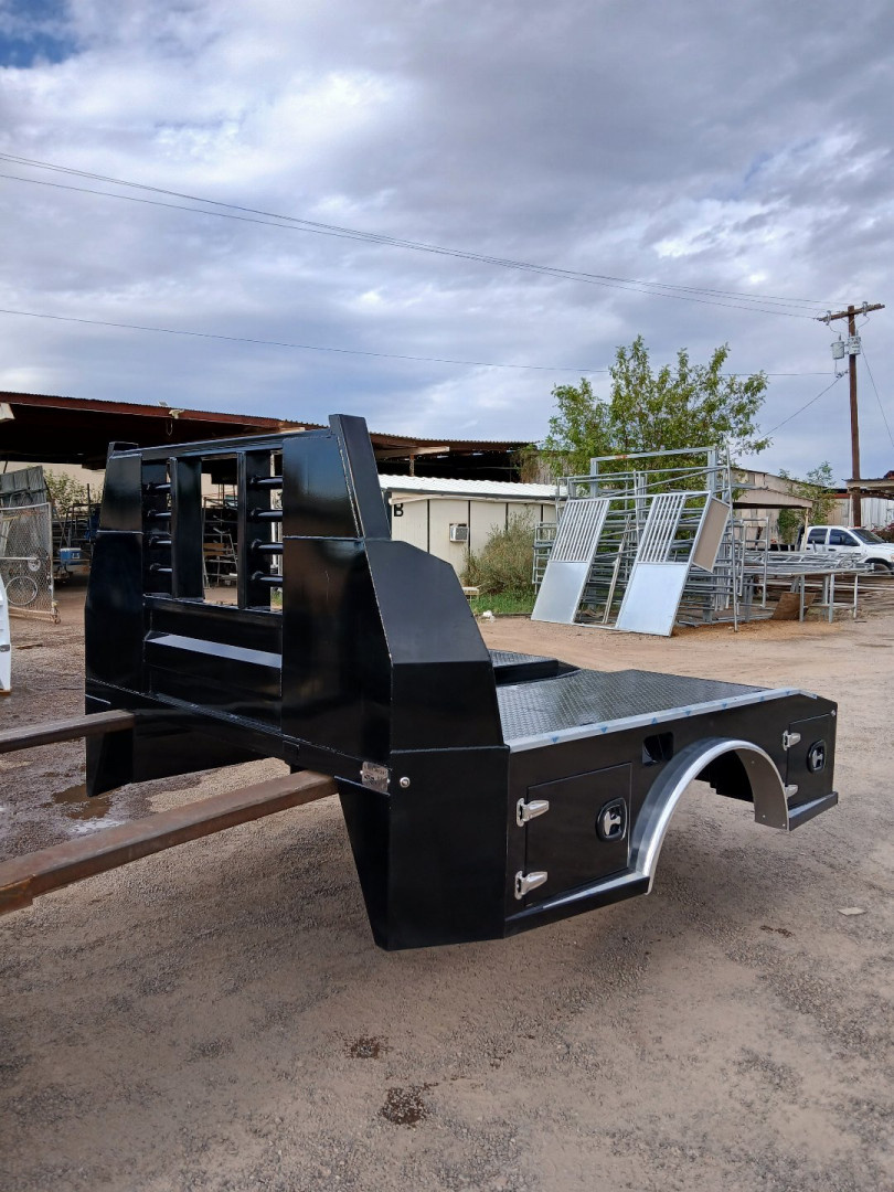 New 2026 Iron Ox TROUGH BED 4 BOX SKIRTED Truck Bed