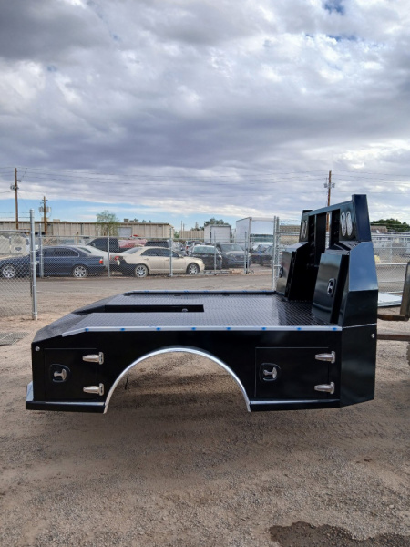 New 2026 Iron Ox TROUGH BED 4 BOX SKIRTED Truck Bed