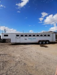 Used 1991 Sundowner Trailers SUNLITE 9 HORSE Horse Trailer