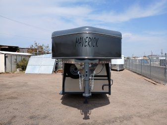 New 2025 MAVERICK TRAILERS MAVERICK 4H GOOSENECK Horse Trailer