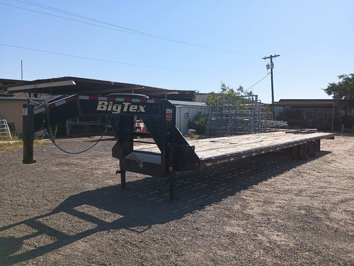 Used 2019 Big Tex Trailers FLATBED Deckover Trailer