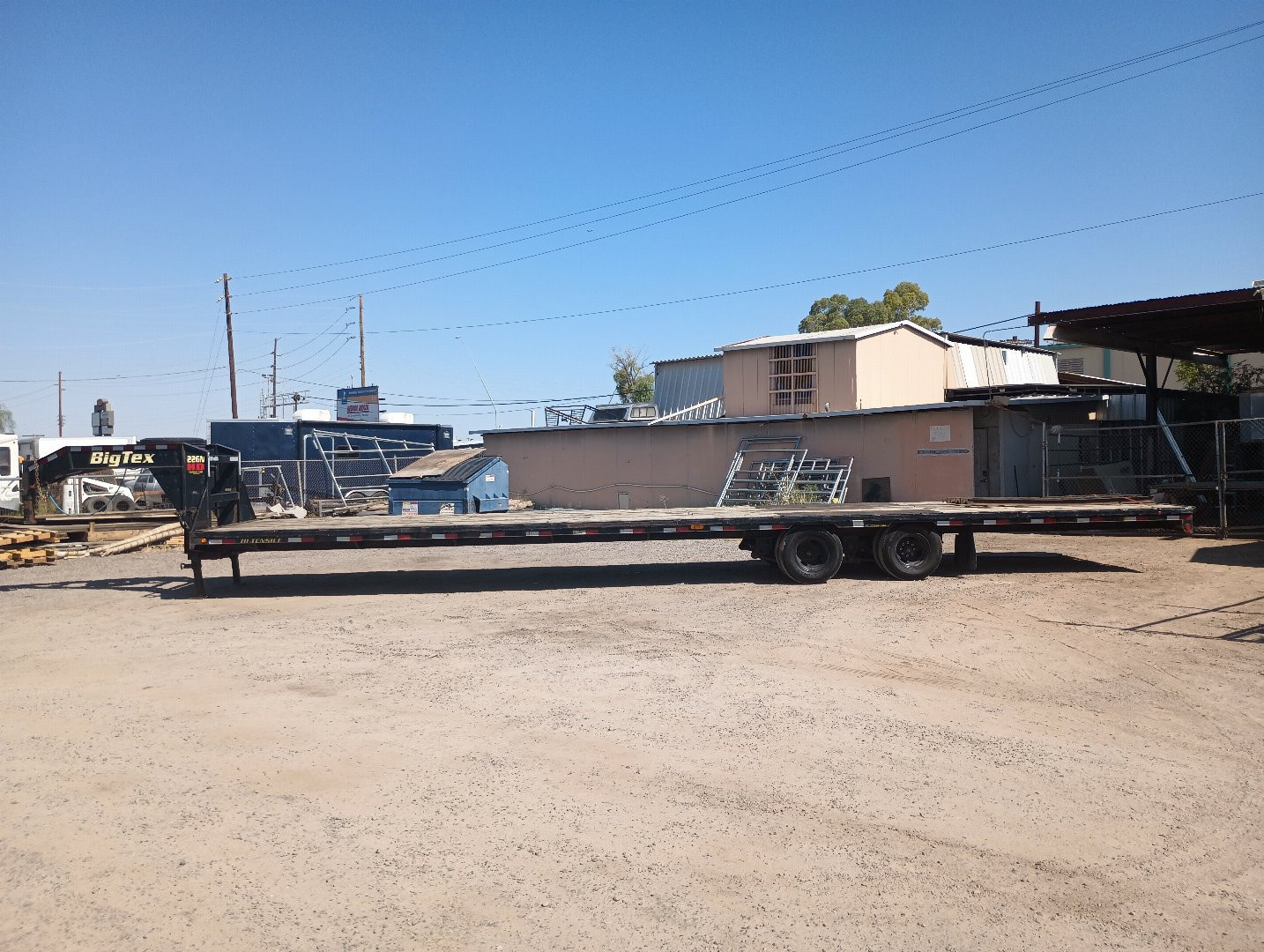 Used 2019 Big Tex Trailers FLATBED Deckover Trailer