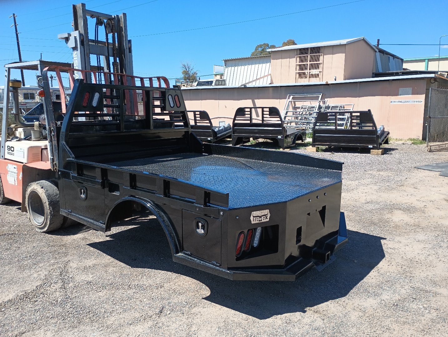New 2025 IRON OX 4 BOX SKIRTED Truck Bed