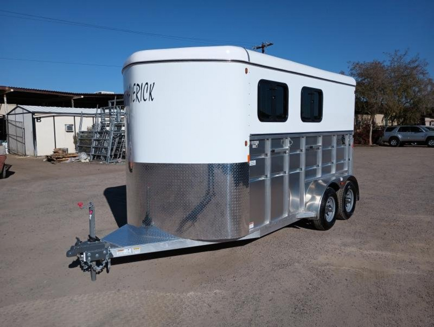 New 2024 MAVERICK TRAILERS MAV LITE DELUXE 2H BP WB SZ Horse Trailer
