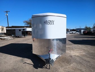 New 2024 MAVERICK TRAILERS MAV LITE DELUXE 2H BP WB SZ Horse Trailer