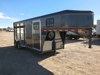 New 2024 MAVERICK TRAILERS MAVERICK 3H GOOSENECK Horse Trailer