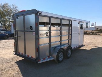 New 2024 MAVERICK TRAILERS MAVERICK 3H GOOSENECK Horse Trailer