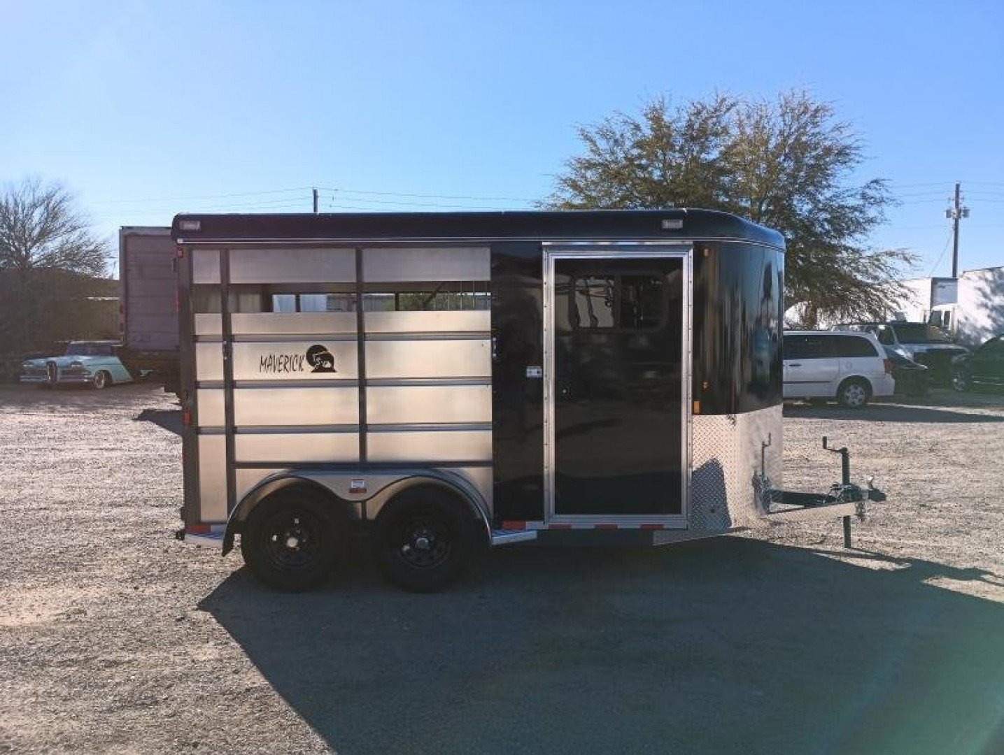 New 2024 Maverick Trailers MAVERICK 2H HIGH SIDE BP Horse Trailer