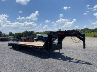 New 2026 MAXXD 102"X30' 25K Gooseneck Flatbed Trailer *ENGINEERED FRAME*
