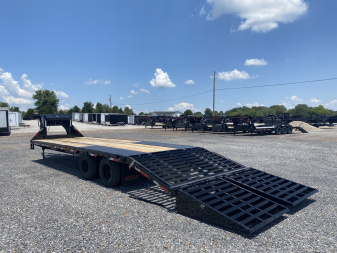 New 2026 MAXXD 102"X30' 25K Gooseneck Flatbed Trailer *ENGINEERED FRAME*