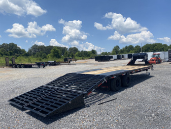 New 2026 MAXXD 102"X30' 25K Gooseneck Flatbed Trailer *ENGINEERED FRAME*