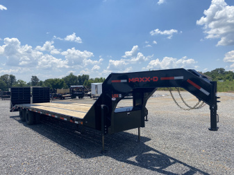 New 2026 MAXXD 102"X30' 25K Gooseneck Flatbed Trailer *ENGINEERED FRAME*