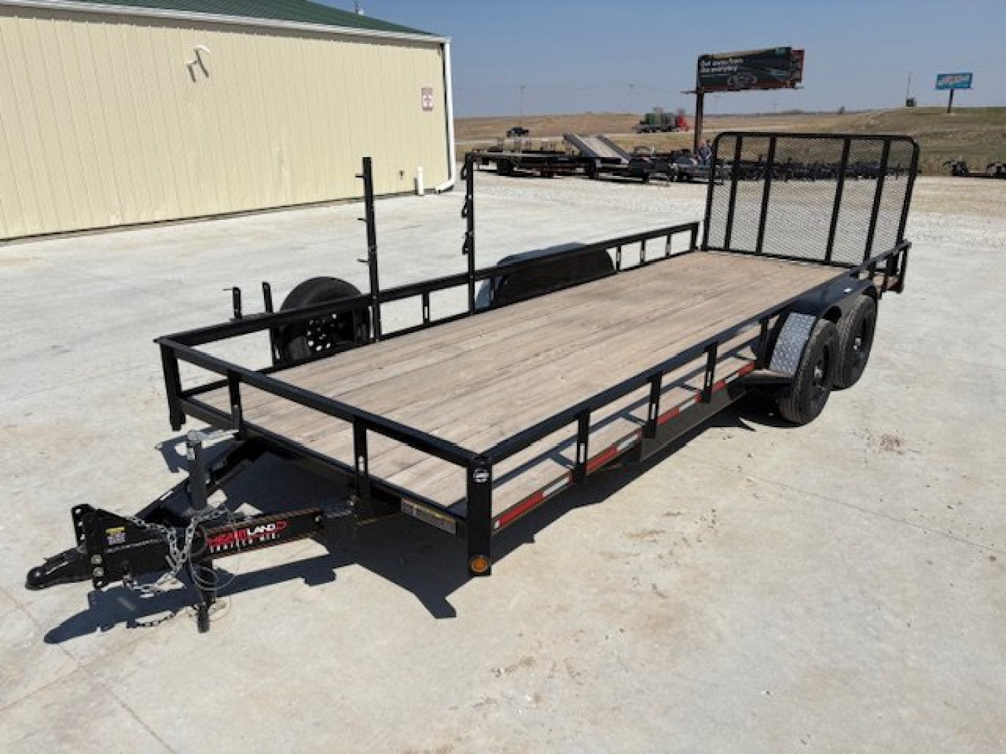 Used 2023 Heartland 83x20 Landscape Utility Trailer