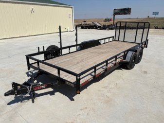 Used 2023 Heartland 83x20 Landscape Utility Trailer
