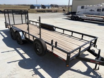 Used 2023 Heartland 83x20 Landscape Utility Trailer