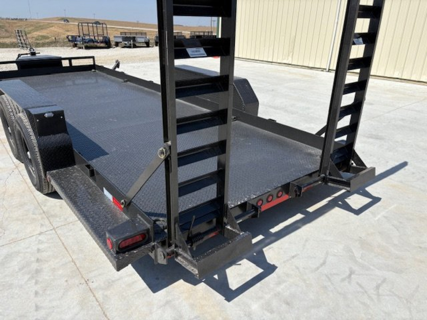 New 2025 Load Trail BC 80x20 Lo-Pro Steel Floor Skid Steer Equipment Trailer