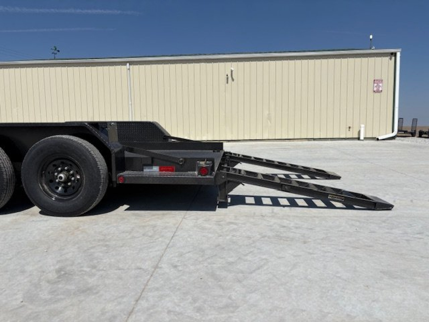 New 2025 Load Trail BC 80x16 Lo-Pro Steel Floor Skid Steer Equipment Trailer