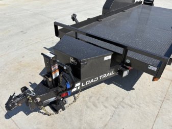 New 2025 Load Trail BC 80x16 Lo-Pro Steel Floor Skid Steer Equipment Trailer