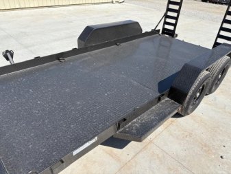 New 2025 Load Trail BC 80x16 Lo-Pro Steel Floor Skid Steer Equipment Trailer