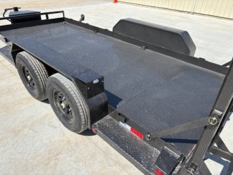 New 2025 Load Trail BC 80x16 Lo-Pro Steel Floor Skid Steer Equipment Trailer