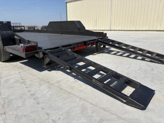 New 2025 Load Trail BC 80x16 Lo-Pro Steel Floor Skid Steer Equipment Trailer