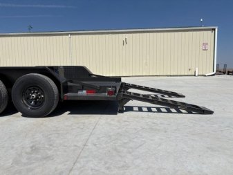 New 2025 Load Trail BC 80x16 Lo-Pro Steel Floor Skid Steer Equipment Trailer