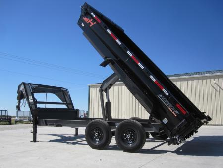 New 2025 Horizon Trailers 83x14 HZ7 HD Premium Gooseneck Dump Trailer