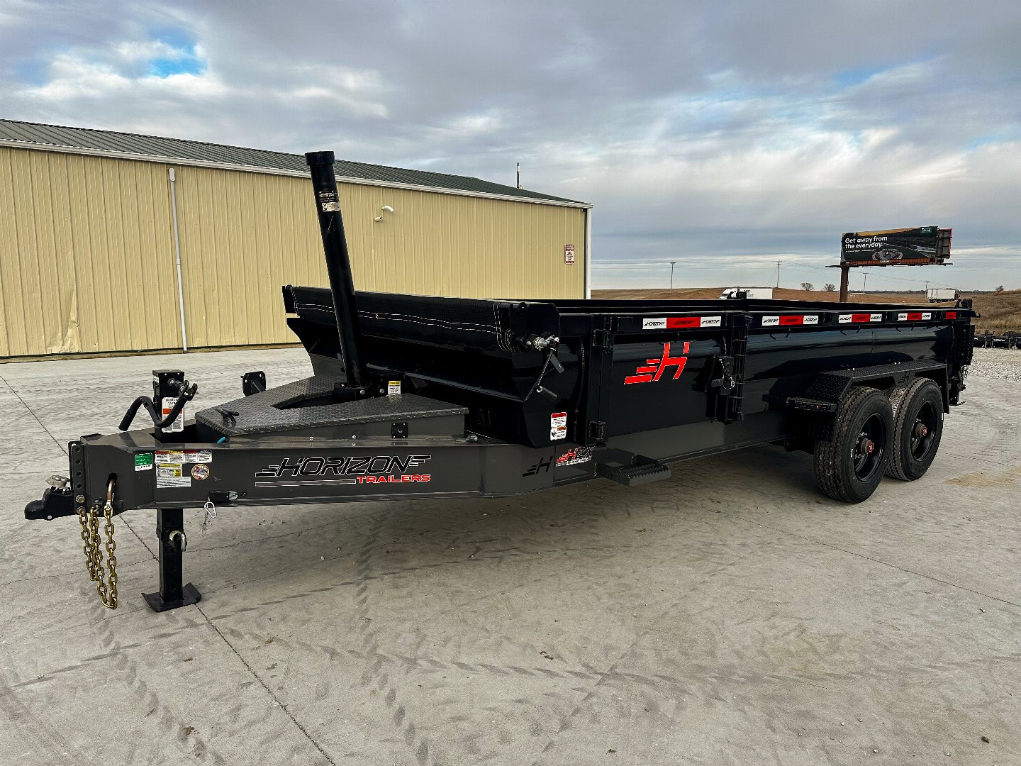 New 2025 Horizon Trailers 83x16 HZX 21K HD Premium Telescopic Dump Trailer