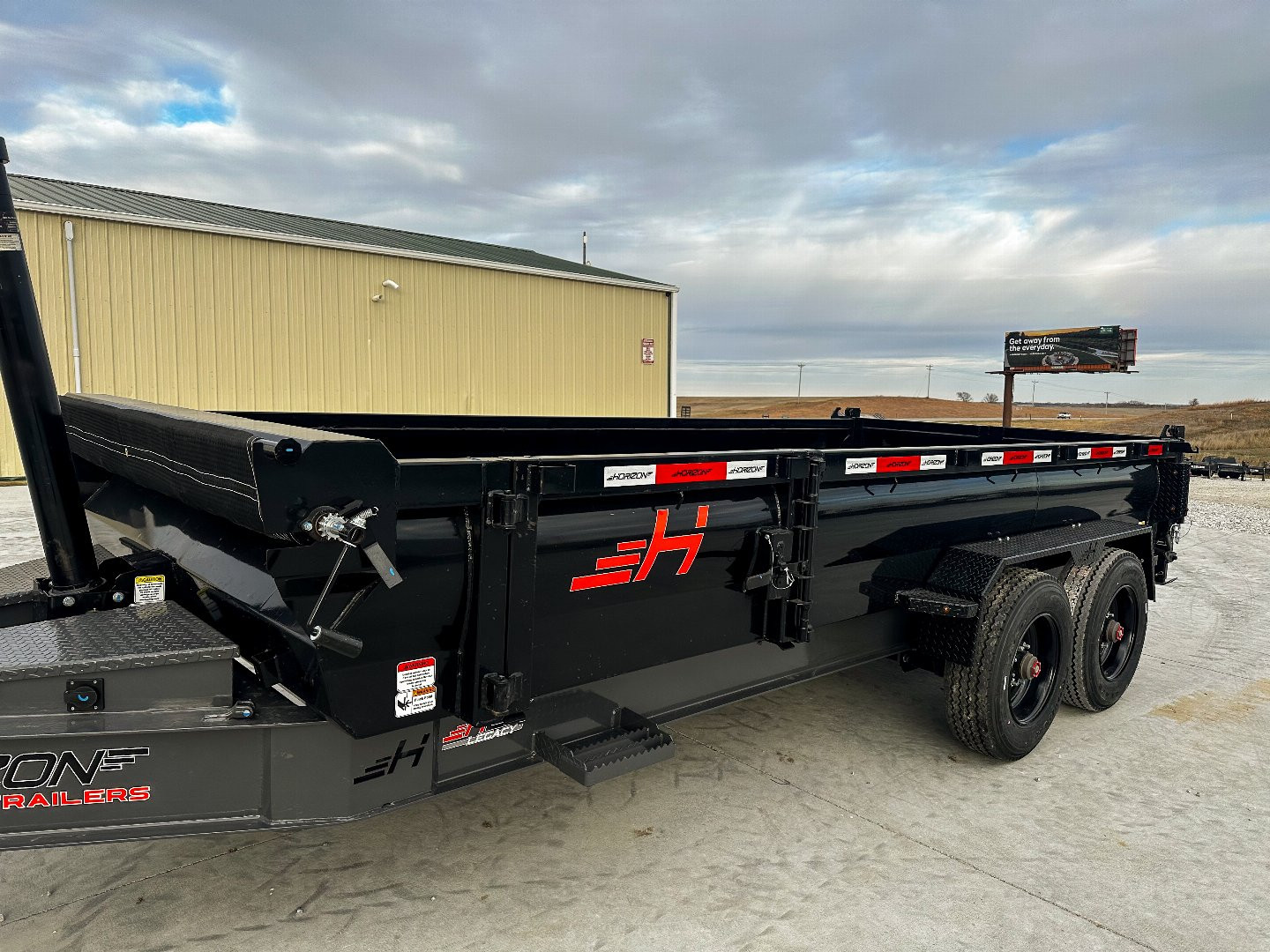 New 2025 Horizon Trailers 83x16 HZX 21K HD Premium Telescopic Dump Trailer