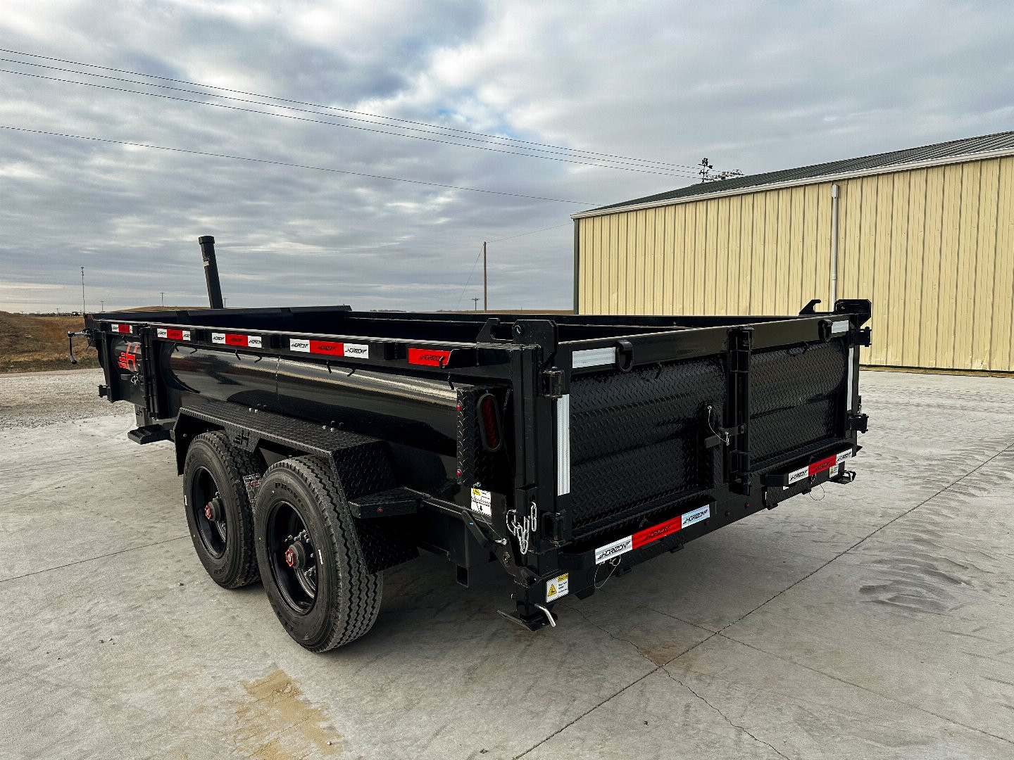 New 2025 Horizon Trailers 83x16 HZX 21K HD Premium Telescopic Dump Trailer