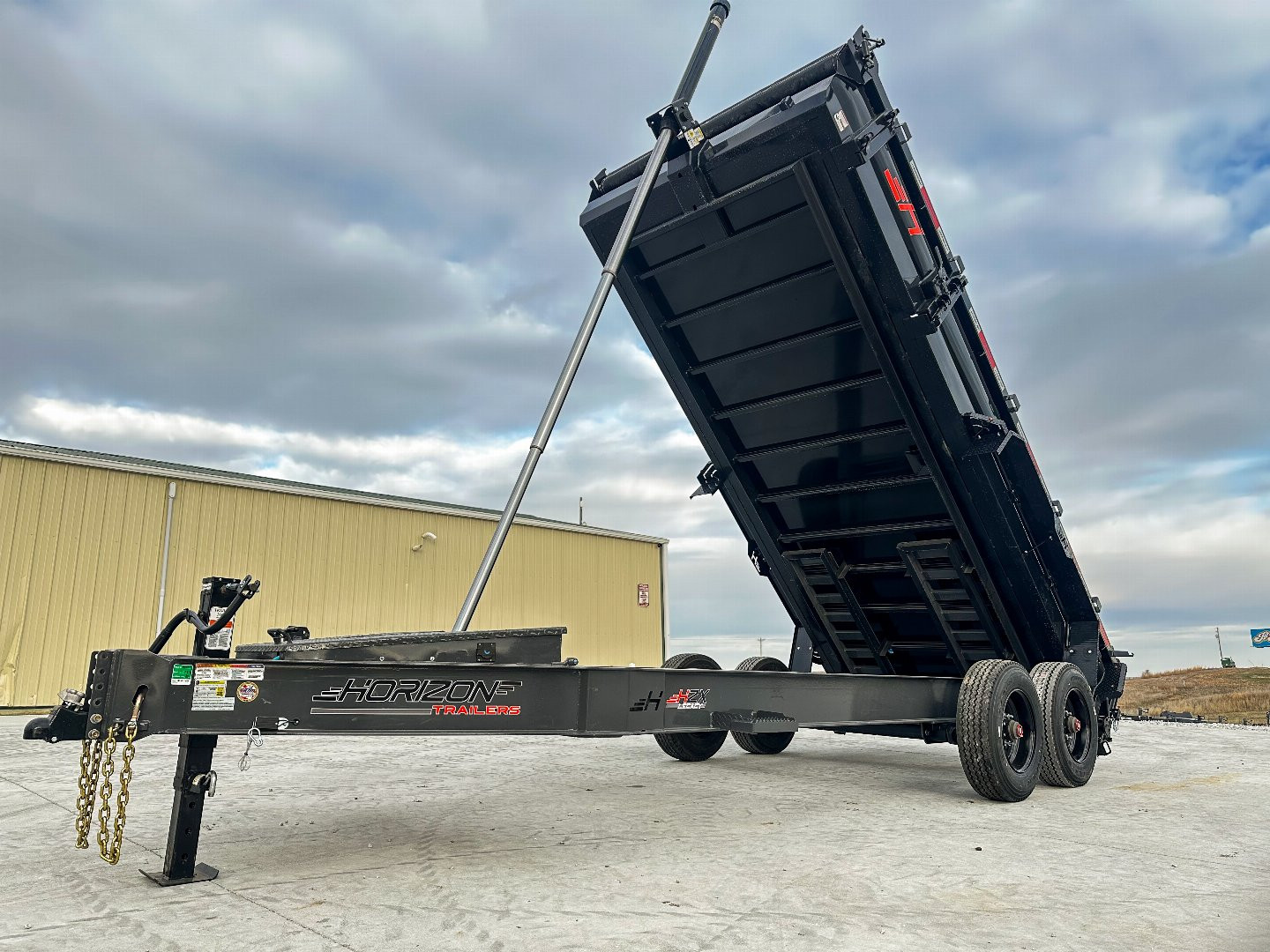 New 2025 Horizon Trailers 83x16 HZX 21K HD Premium Telescopic Dump