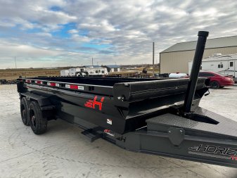 New 2025 Horizon Trailers 83x16 HZX 21K HD Premium Telescopic Dump Trailer