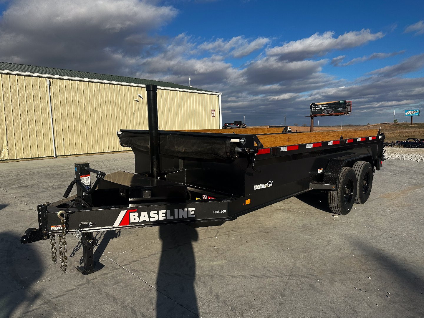 New 2025 Baseline 82x14 HDU-208 16K Telescopic Dump Trailer