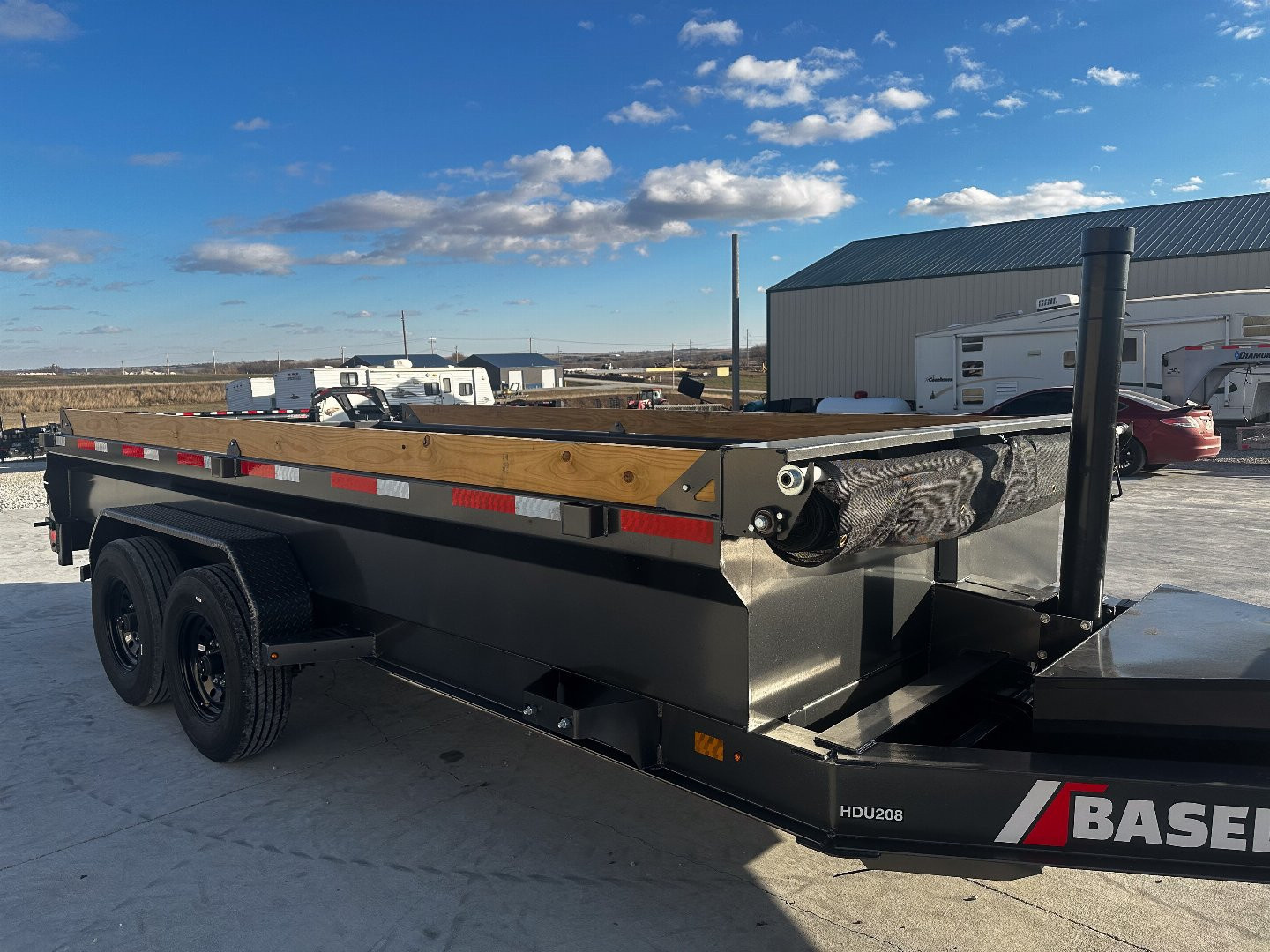 New 2025 Baseline 82x14 HDU-208 16K Telescopic Dump Trailer
