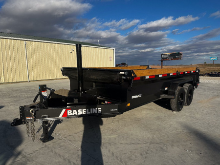 New 2025 Baseline 82x14 HDU-208 16K Telescopic Dump Trailer