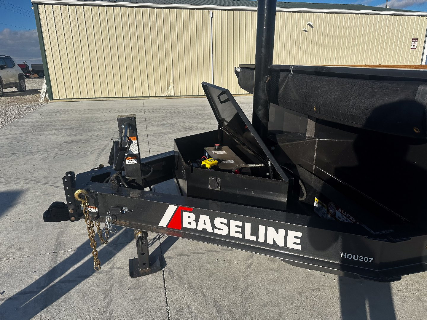 New 2025 Baseline 82x14 HDU-207 Telescopic Dump Trailer