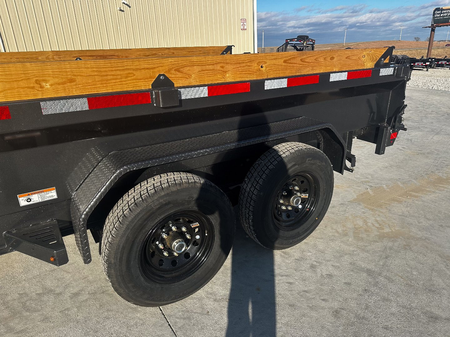 New 2025 Baseline 82x14 HDU-207 Telescopic Dump Trailer